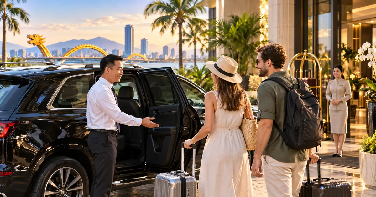 Da Nang Luxury Chauffeur Service route reference image