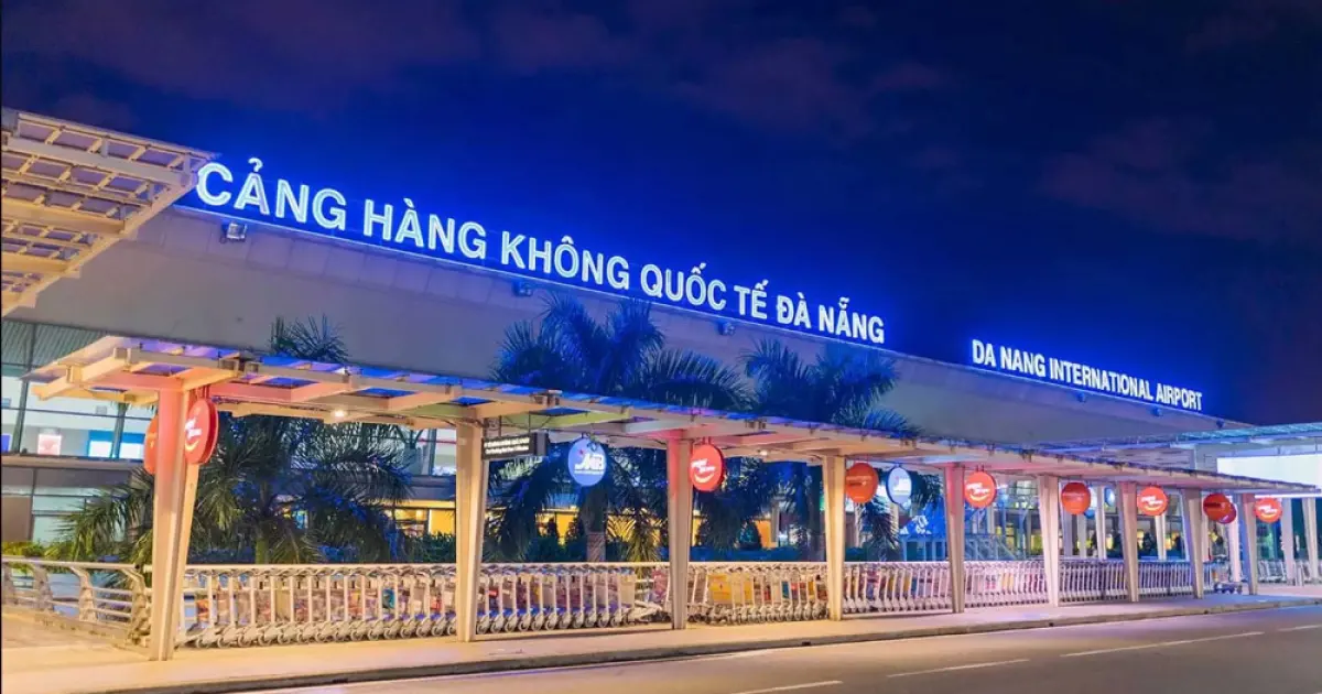 Hoi An to Da Nang Airport Private Car route reference image